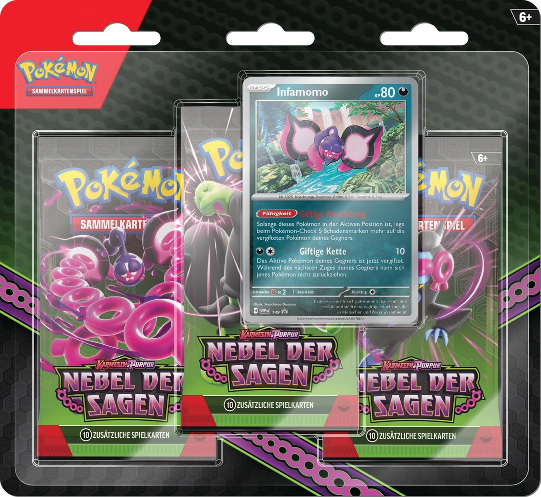 Sběratelské karty Pokémon 3er-Pack-Blister | Aukro.cz