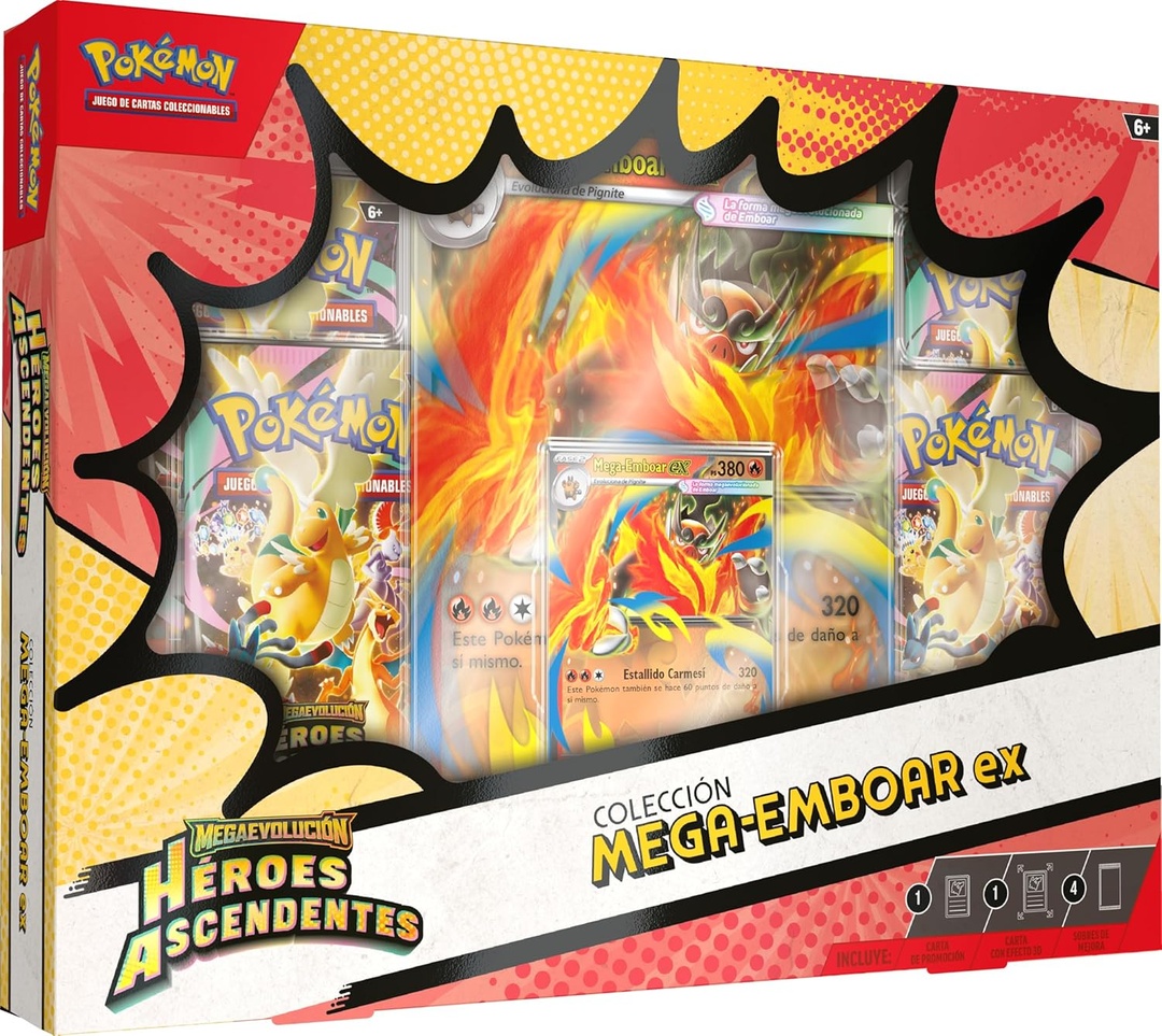 Sada karet Pokémon Mega-Emboar ex | Aukro.cz