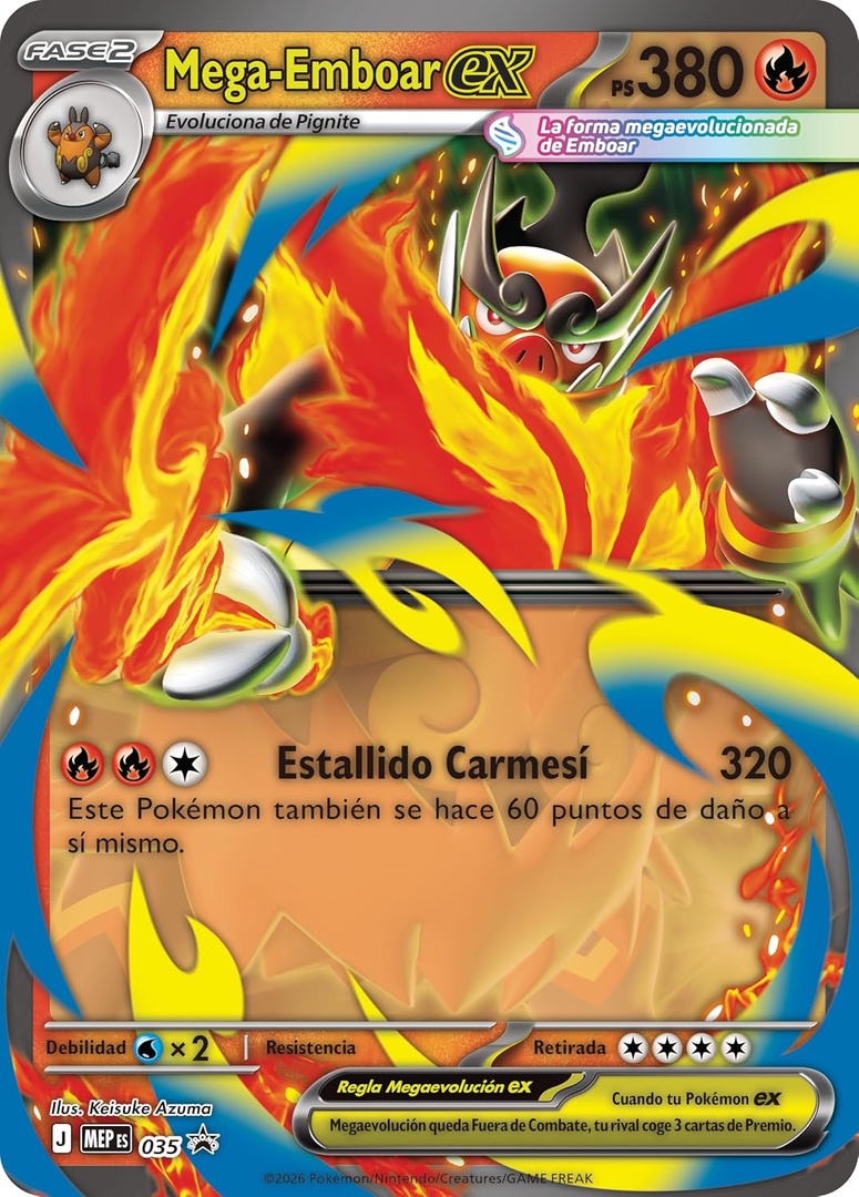 Sada karet Pokémon Mega-Emboar ex | Aukro.cz