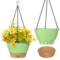 Kvetináč ZMtech 20 cm zelený závesný