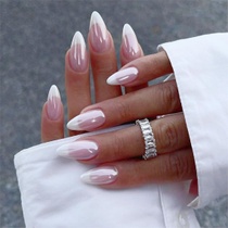 Kotkiddy 24ks French Tip Press on Nails Mandle Umělé nehty…