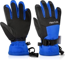 Dětské lyžařské rukavice Hikenture modré