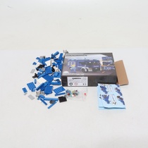 Stavebnica Modbrix modrá plastová auto
