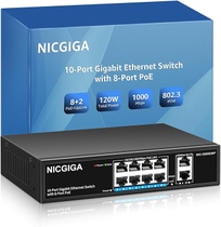 Switch NICGIGA 10 port 120W