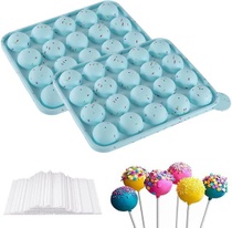 Silikonová forma Puedno Cake Pop, forma na lízátka se 100…