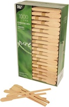 1000 tyčinek na míchání, dřevo 13 cm. Lopatková míchadla