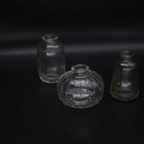 Sklenené mini vázy KMERCE ‎HUAP-003-TRANS