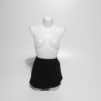 Dámská mini sukně na zip SOLY HUX černá