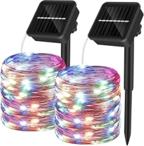Venkovní solární světla Yizhet, 2 kusy 15+2M 150 LED…