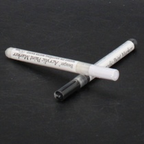 Akrylové fixy Beager bílá, černá 8 ks
