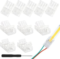 Aroidful 10dielne konektory COB LED 2-kolíkové 10 mm…
