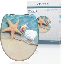 WC sedátko Schütte BEACH s mechanismem tlumeného dovírání,…