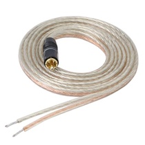 RCA reproduktorový kabel, RCA audio kabel, pozlacená kovová…