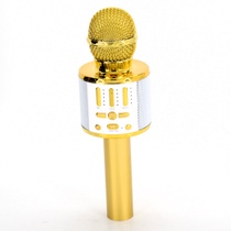 Karaoke mikrofón zlatý MicQutr