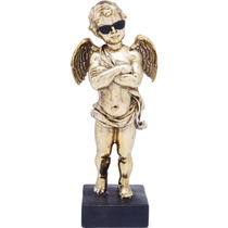 Soška Deco anděl  s brýlemi 