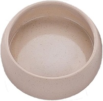 Nobby keramické krmítko 125 ml, krém, Ø 8 x 4,5 cm, 1 kus