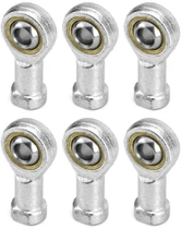 QWORK® Pack 6 ložísk kĺbových hláv 8 mm, kĺbové ložiská M8…