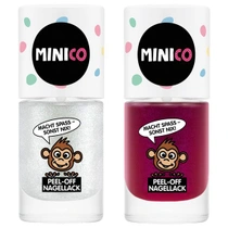 MINICO Premium sada dětských laků na nehty 2 třpytivých a…