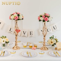 Váza na umělé květiny Nuptio 55 cm zlatá