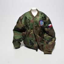 Dětská vojenská bunda vel. 50 (0-1 měsíc)