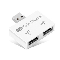 USB dvojitá zástrčka, prenosný 2portový USB rozbočovač, USB…