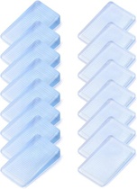 QWORK® 16 x nábytkové kliny, priehľadné plastové kliny, 2…