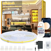 7M Cob Led Strip Teplá bílá Kompatibilní s Alexa, 3000K až…