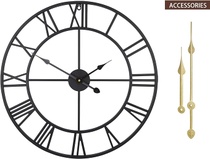 Železné nástěnné hodiny HAITANG 60 cm