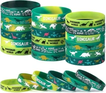 vamei Dinosauří silikonové náramky Balení 30 Dinosauří…