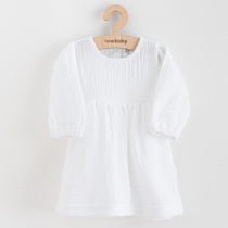 Dětské šaty H&M 4-6 měsíců bílé