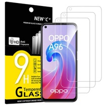 NEW'C sada 3 kusů, Tvrzené sklo pro Oppo A96 4G, Oppo A36,…