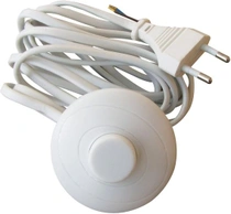 TIBELEC - Elektrická šňůra s nožním spínačem a 2-pólovou…