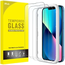 JETech celoobrazovková ochranná fólie pro iPhone 13/13 Pro…