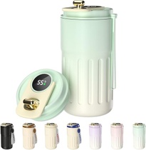 Homealexa hrnek na kávu digitální termosky 410ml 316 nerez…
