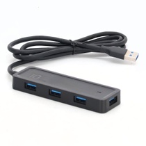 USB hub Farboko SD/TF černý