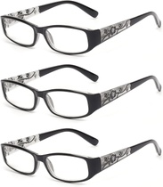 Dioptrické brýle JM 3ks černé