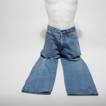 Dámske džínsy D&H modrej veľkosť 30