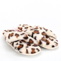 Papuče EU 38/39 leopard mikrovlákno