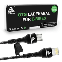 EFEALL EBike - nabíjací kábel pre Lightning Bosch Intuvia,…