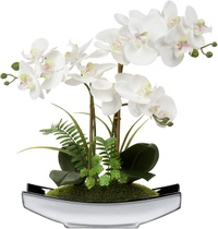 Umělá květina Briful AF-0026-S-W, orchidej