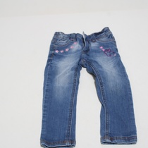 Dievčenské džínsy s výšivkami vel.98