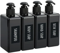 Segbeauty Lotion dávkovač štvorcový, 4 kusy 280ml sada…