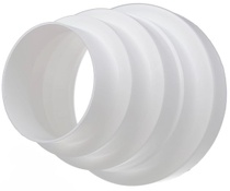 H&C VENT PVC redukcia pre ventilačnú hadicu a výfukovú…