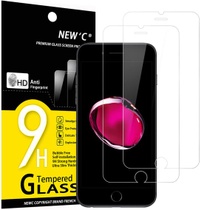 NEW'C 2 kusy, tvrzené sklo pro iPhone 8/7 (4.7), ochrana…
