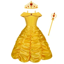 Kostým dievčenské šaty Princess Belle Vicloon