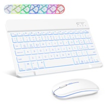 Prenosná Bluetooth klávesnica a myš SOPPY s podsvietením,…