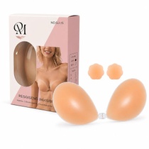 Silikónová adhezívna podprsenka QM pre ženy, push-up, bez…