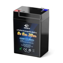 Baterie melasta 6V 6Ah 36Wh LiFePO4 s 2000+ hlubokými cykly…