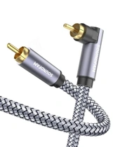 RCA kabel pro subwoofer 8m, 90° RCA konektor, 75 ohmů,…