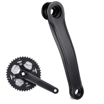 Klika jízdního kola Kisangel levá 170 mm - černá hliníková…